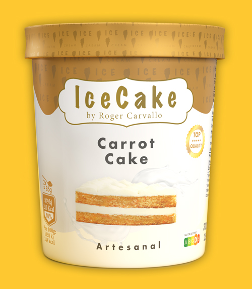 Bote de helado de Carrot Cake