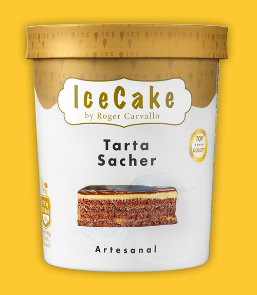 icecake tarrina de tarta sacher helado